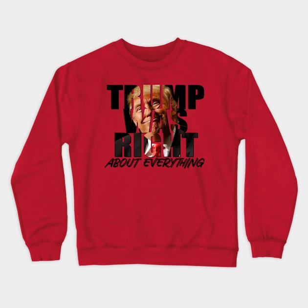 Trump for President Crewneck Sweatshirt by GreenGuyTeesStore